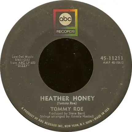 Tommy Roe - Heather Honey