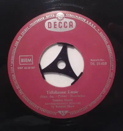 Tommy Steele - Tallahassee Lassie