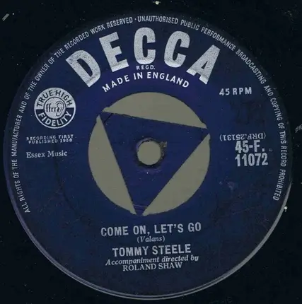 Tommy Steele - Put A Ring On Her Finger
