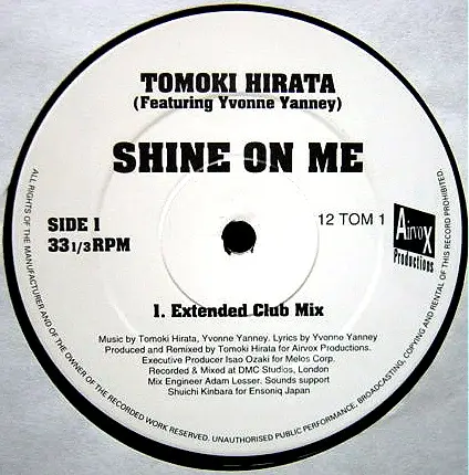 Tomoki Hirata Featuring Yvonne Yanney - Shine On Me