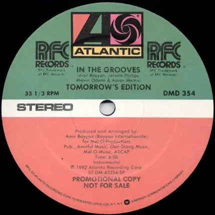 Tomorrow's Edition - In The Grooves