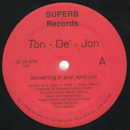 Tōn-Dé-Jon - 2 Of A Kind / Something In Your Eyes