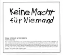 CD - Ton Steine Scherben - Keine Macht Für Niemand