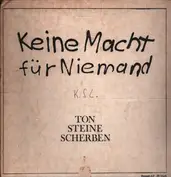 Ton Steine Scherben