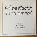 Double LP - Ton Steine Scherben - Keine Macht Für Niemand - Cardboard Box, Insert