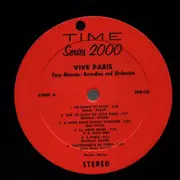 LP - Tony Murena Et Son Orchestre - Vive Paris