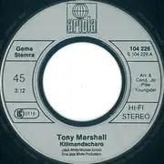 7inch Vinyl Single - Tony Marshall - Kilimandscharo