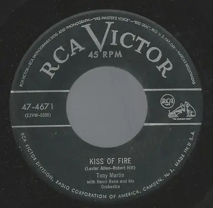 Tony Martin With Henri René And His Orchestra - For The First Time
