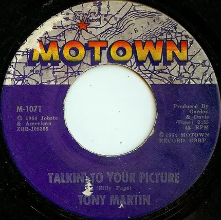 Tony Martin - Talkin' To Your Picture