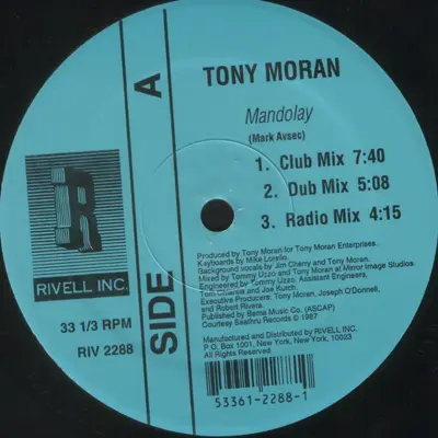 Tony Moran - Mandolay