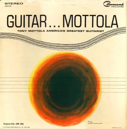 Tony Mottola - Guitar . . . Mottola