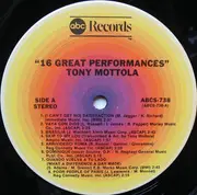 LP - Tony Mottola - Sixteen Great Performances
