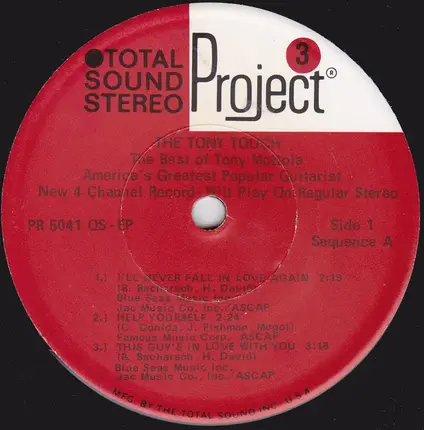 Tony Mottola - The Best Of Tony Mottola