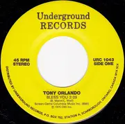 7inch Vinyl Single - Tony Orlando / Adam Wade - Bless You / Take Good Care Of Her