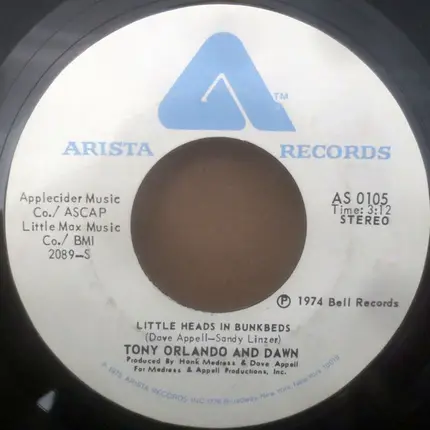 Tony Orlando & Dawn - Little Heads In Bunkbeds