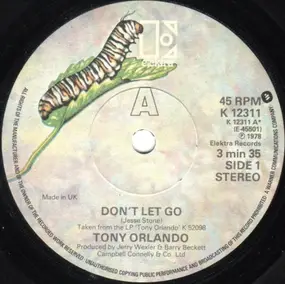 Tony Orlando - Don't Let Go