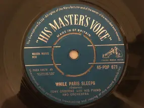 Tony Osborne And His Orchestra - While Paris Sleeps / Winter Starlight