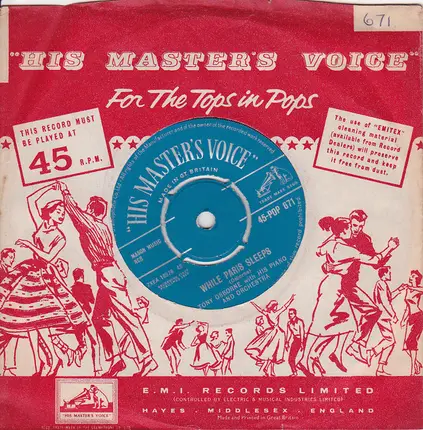 Tony Osborne And His Orchestra - While Paris Sleeps / Winter Starlight