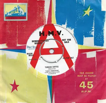 Tony Osborne And His Orchestra - Turkish Coffee / Tony's Tune