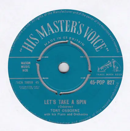 Tony Osborne With His Piano And Orchestra - The Man From Madrid