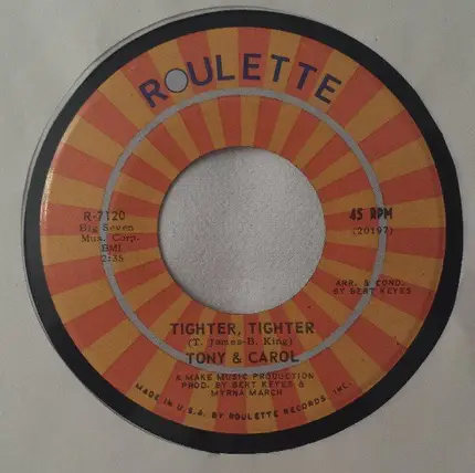 Tony And Carol - Tighter, Tighter