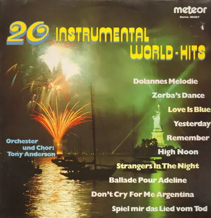 Tony Anderson - 20 Instrumental World Hits