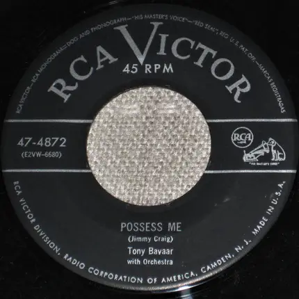 Tony Bavaar - Blue Tango / Possess Me