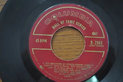 Tony Bennett , Percy Faith - The Boulevard Of Broken Dreams
