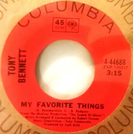 Tony Bennett - My Favorite Things