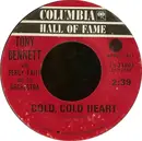 7inch Vinyl Single - Tony Bennett With Percy Faith & His Orchestra - Cold, Cold Heart / Because Of You