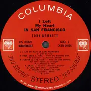 LP - Tony Bennett - I Left My Heart In San Francisco
