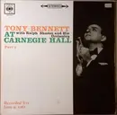 LP - Tony Bennett - Tony Bennett At Carnegie Hall Part I