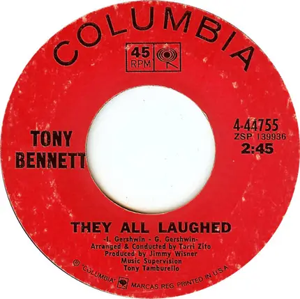 Tony Bennett - They All Laughed