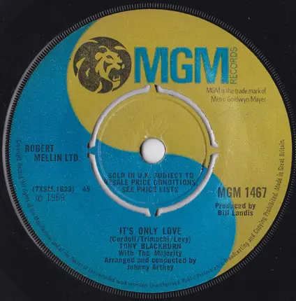 Tony Blackburn With The Majority - It's Only Love