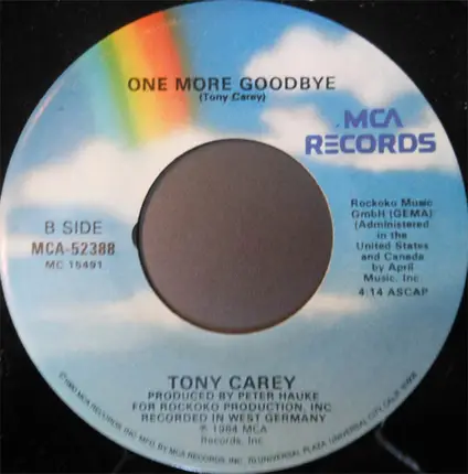 Tony Carey - The First Day Of Summer