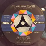 7inch Vinyl Single - Tony Christie - Love And Rainy Weather / Life Without You