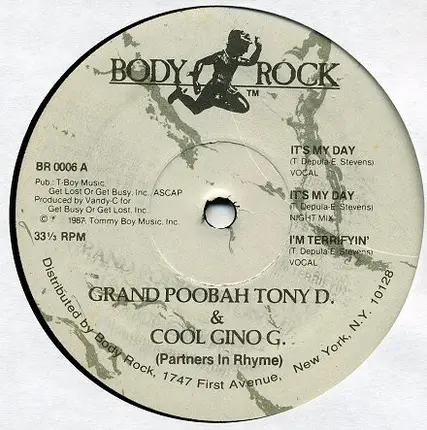 Tony D & Cool Gino G. - It's My Day