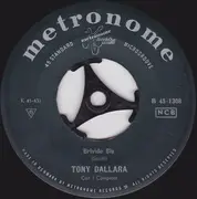 7inch Vinyl Single - Tony Dallara Con I Campioni - Brivido Blu - Company sleeve