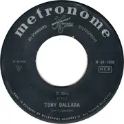 7inch Vinyl Single - Tony Dallara Con I Campioni - Brivido Blu - Company sleeve