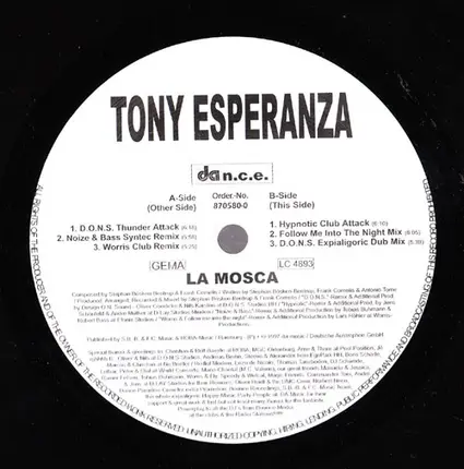 Tony Esperanza - La Mosca