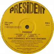 LP - Tony Fernandez and Rick Wakeman - Zodiaque