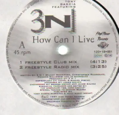 Tony Garcia - How Can I Live
