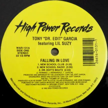 Tony Garcia, Lil Suzy - Falling In Love