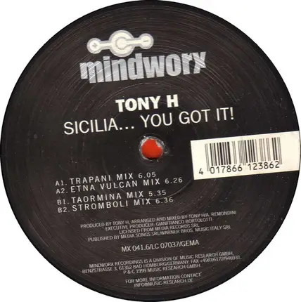 Tony H - Sicilia ... You Got It!