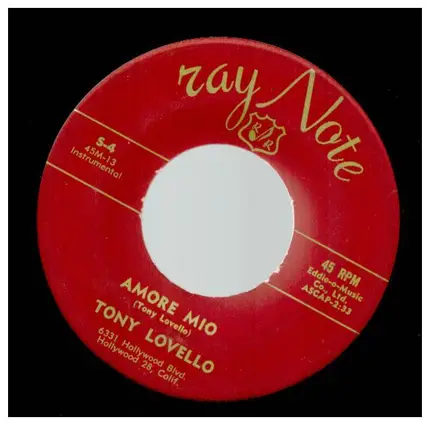 Tony Lovello - Amore Mio