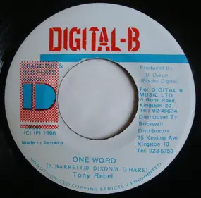 Tony Rebel - One Word