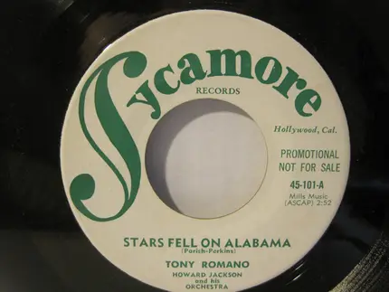 Tony Romano - Stars Fell On Alabama / Matador