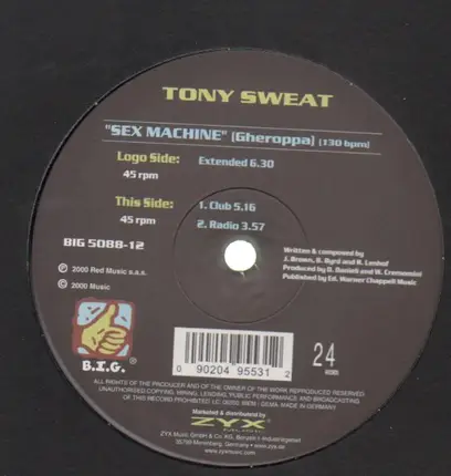 Tony Sweat - Sex Machine (Gheroppa)