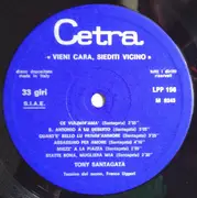 LP - Tony Santagata - Vieni Cara Siediti Vicino
