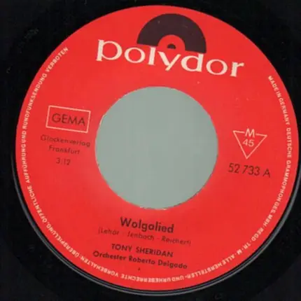 Tony Sheridan - Wolga Lied/Alles aus Liebe zu Dir